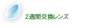 2週間交換レンズ